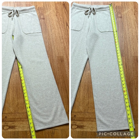 Garnet Hill Washable Cashmere Essential Pants in Tan size S - Picture 11 of 13